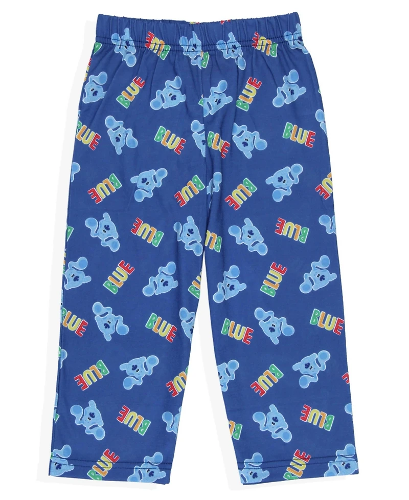 Blue's Clues Toddler Boys Nickelodeon Sleep Raglan Shirt Pant 2PC Pajama Set Sleepwear Loungewear
