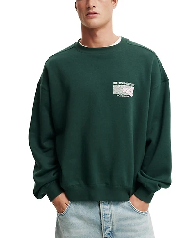 Cotton On Men's Box Fit Crew Neck Sweater