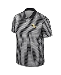 Colosseum Men's Black Ucf Knights Striped Polo Shirt