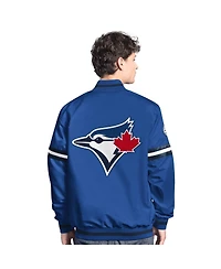 Starter Men's Royal Toronto Blue Jays Scout Full-Snap Varsity Jacket