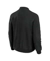 J. Palmer Men's Black Detroit Lions Lightweight Cover-4 Tri-Blend Full-Zip Jacket