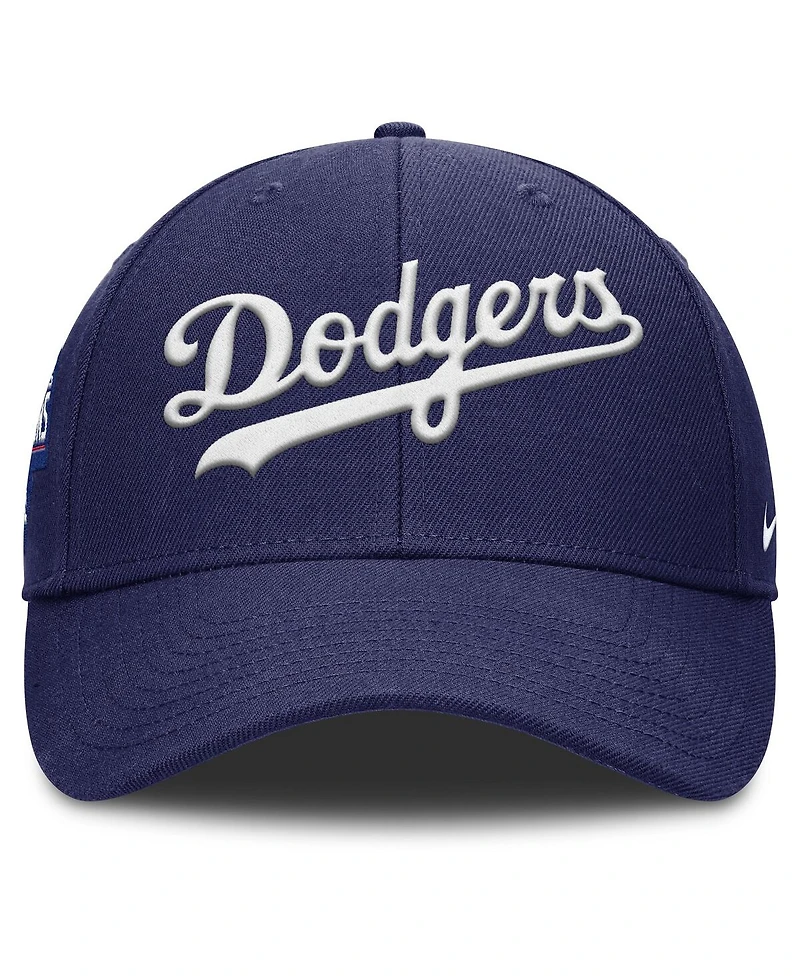 Nike Men's Navy Los Angeles Dodgers Rise Gaberdine Adjustable Hat