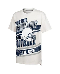 Outerstuff Big Boys and Girls White Penn State Nittany Lions Let's Get Loud Oversized T-Shirt