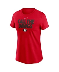 Nike Women's Red Georgia Bulldogs Local Ultimate Chant T-Shirt