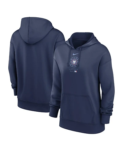 Nike Women's Navy Chicago Cubs City Connect Practice Performance Pullover Hoodie