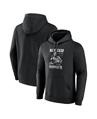 Fanatics Men's Black Nashville Sc Johnny Cash Finger Pullover Hoodie