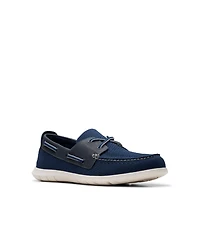 Clarks Men's Flexway Tie Casual Slip On Boat Shoe