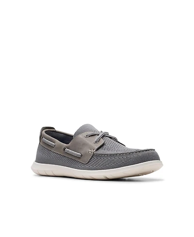 Clarks Men's Flexway Tie Casual Slip On Boat Shoe