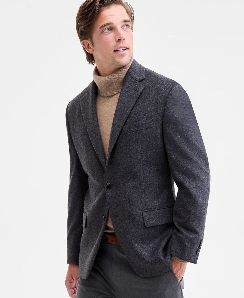 Michael Kors Men's Classic-Fit Wool Blend Luxury Sport Coat