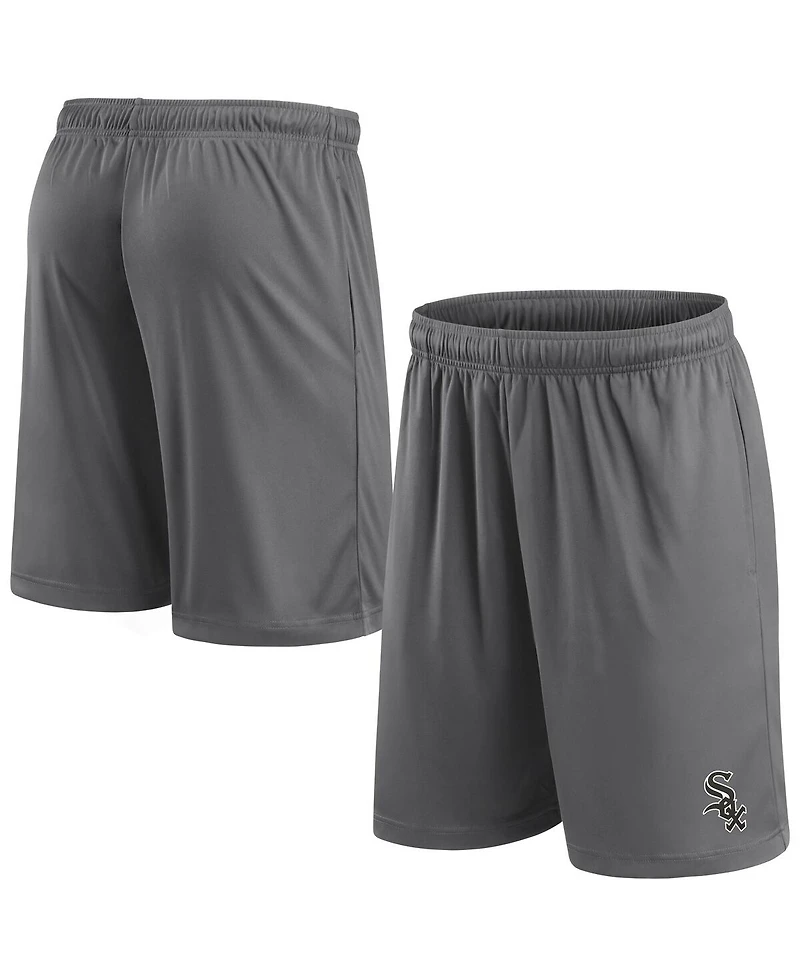 Fanatics Men's Gray Chicago White Sox Primary Logo Shorts