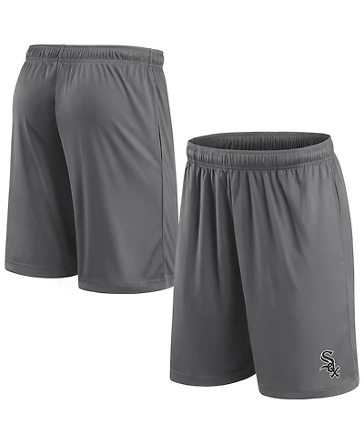 Fanatics Men's Gray Chicago White Sox Primary Logo Shorts