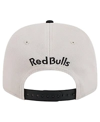 New Era Men's Khaki/Black New York Red Bulls 2025 Jersey Hook 9SEVENTY Stretch-Snap Hat