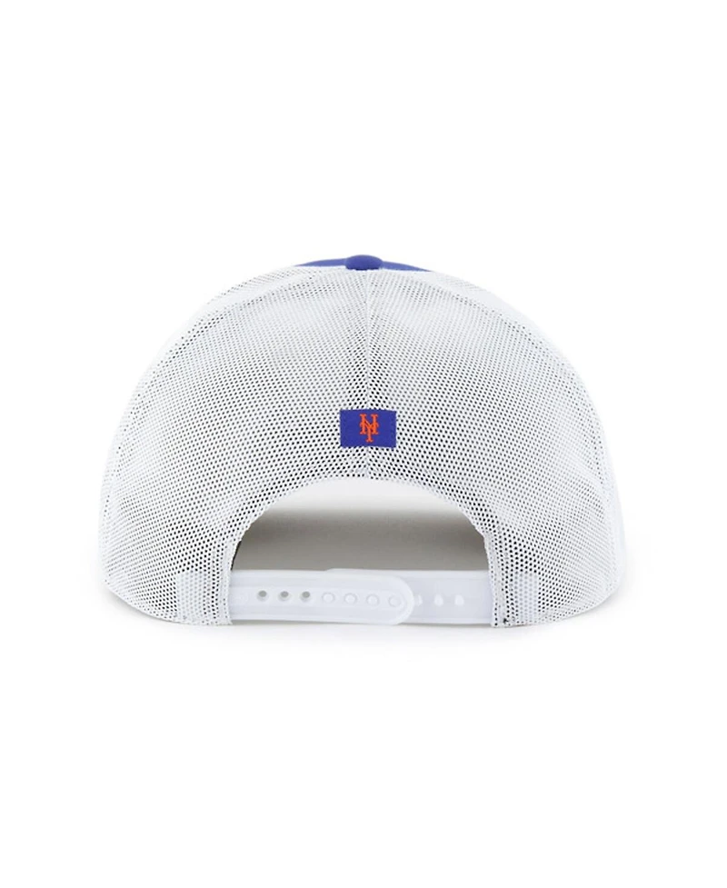 '47 Brand Men's Royal/White New York Mets Scratch Adjustable Trucker Hat