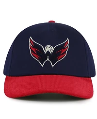 American Needle Men's Navy/Red Washington Capitals Burnett Adjustable Hat