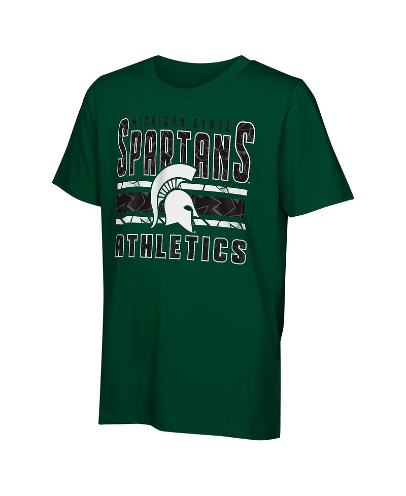 Outerstuff Big Boys and Girls Michigan State Spartans the Mix T-Shirt Combo Set