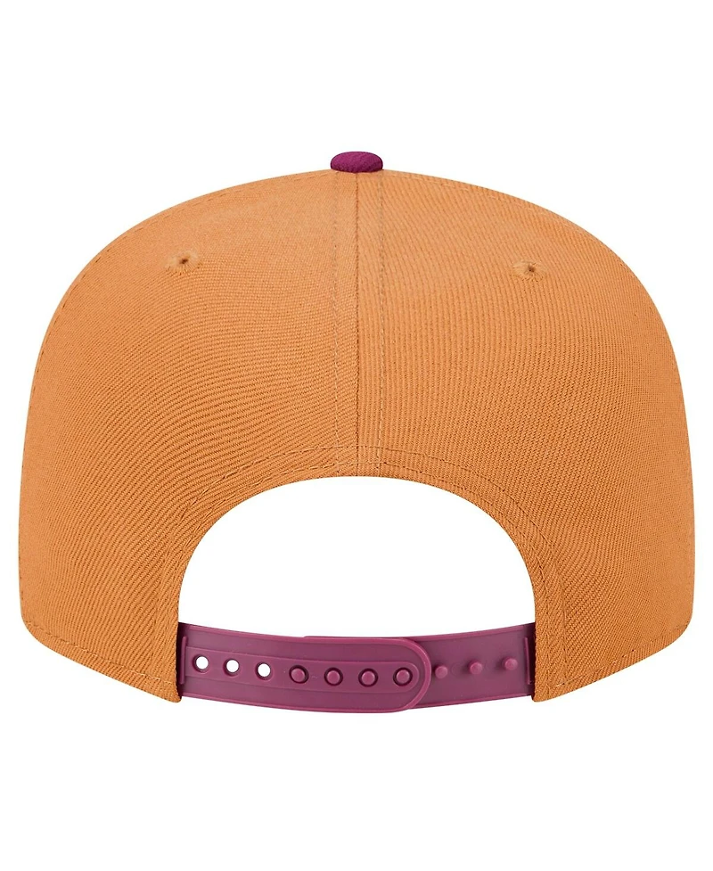 New Era Men's Brown/Purple Boston Red Sox Color Pack Two-Tone 9FIFTY Snapback Hat