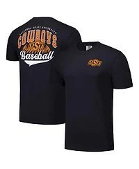 Image One Men's Black Oklahoma State Cowboys Baseball Comfort Colors T-Shirt