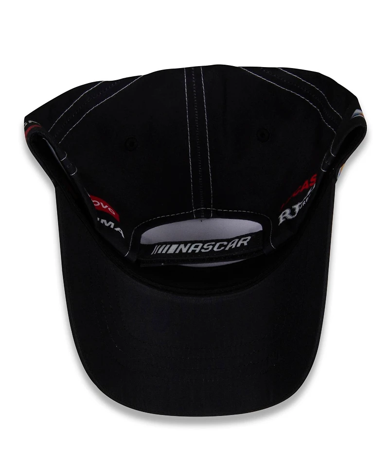 Richard Childress Racing Team Collection Men's White/Black Kyle Busch Cheddars Uniform Adjustable Hat