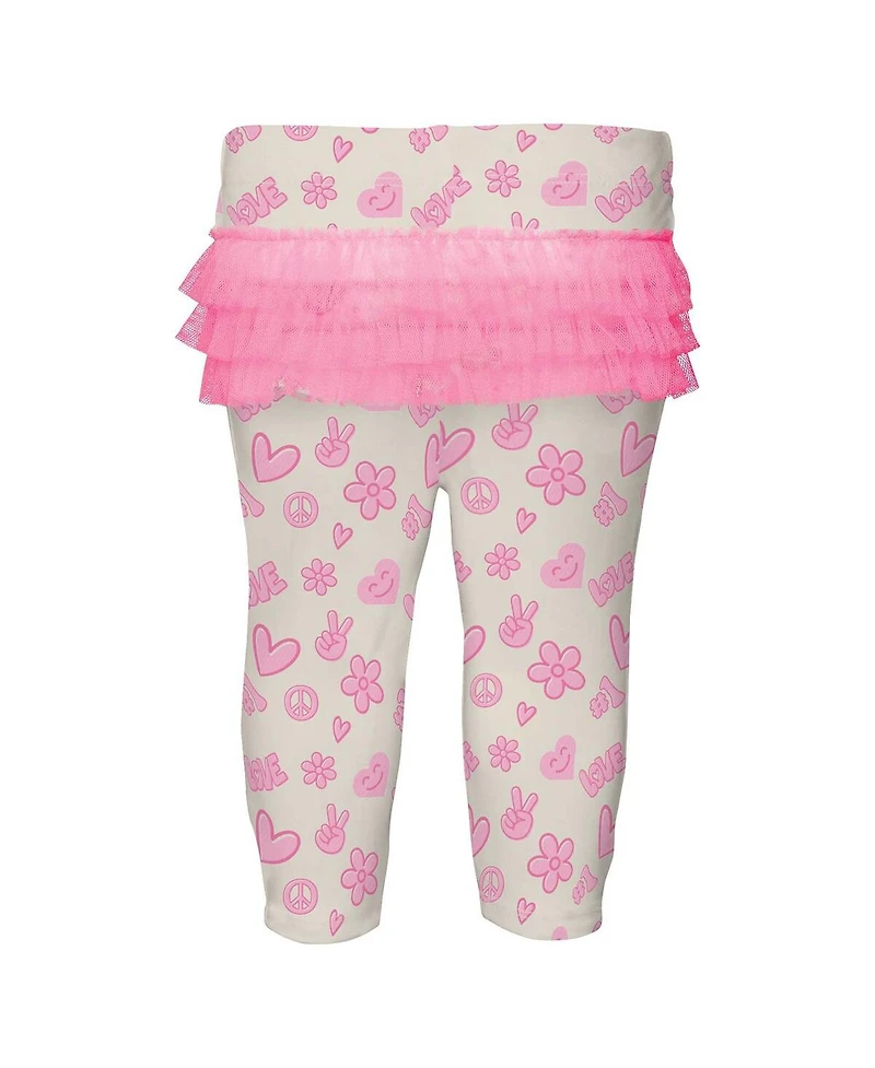 Outerstuff Girls Baby Boys and 2 Piece White Dallas Cowboys All The Love Bodysuit Pants Set
