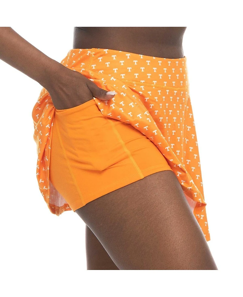 ZooZatz Women's Tennessee Orange Volunteers Allover Print Flowy Skirt