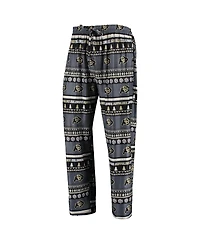 Concepts Sport Men's Black Colorado Buffaloes Ugly Sweater Long Sleeve T-Shirt and Pants Sleep Set