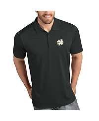 Antigua Charcoal Notre Dame Fighting Irish Tribute Polo Shirt