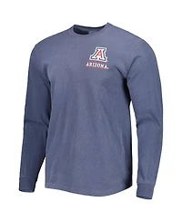 Image One Men's Navy Arizona Wildcats Circle Campus Scene Long Sleeve T-Shirt