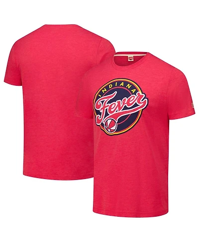 Homage Men's and Women's Red Indiana Fever Team Spirit Tri-Blend T-Shirt
