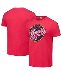 Homage Men's and Women's Red Indiana Fever Team Spirit Tri-Blend T-Shirt