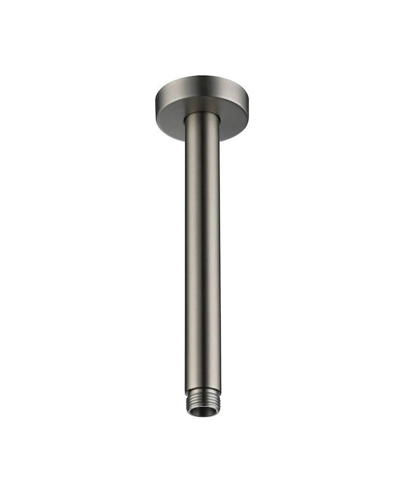 304 Stainless Steel Round Shower Arm with Universal 1/2" Npt Thread, Easy