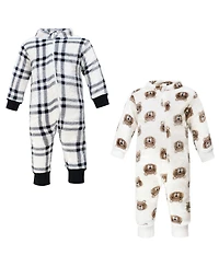Hudson Baby Boys Soft Fleece One-Piece Suit