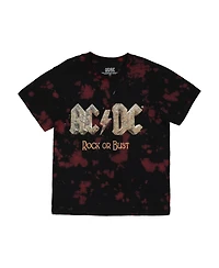 Ac/Dc Boys Acdc Rock Or Bust Short Sleeve T-shirt & Lounge Shorts Combo Set-xxl