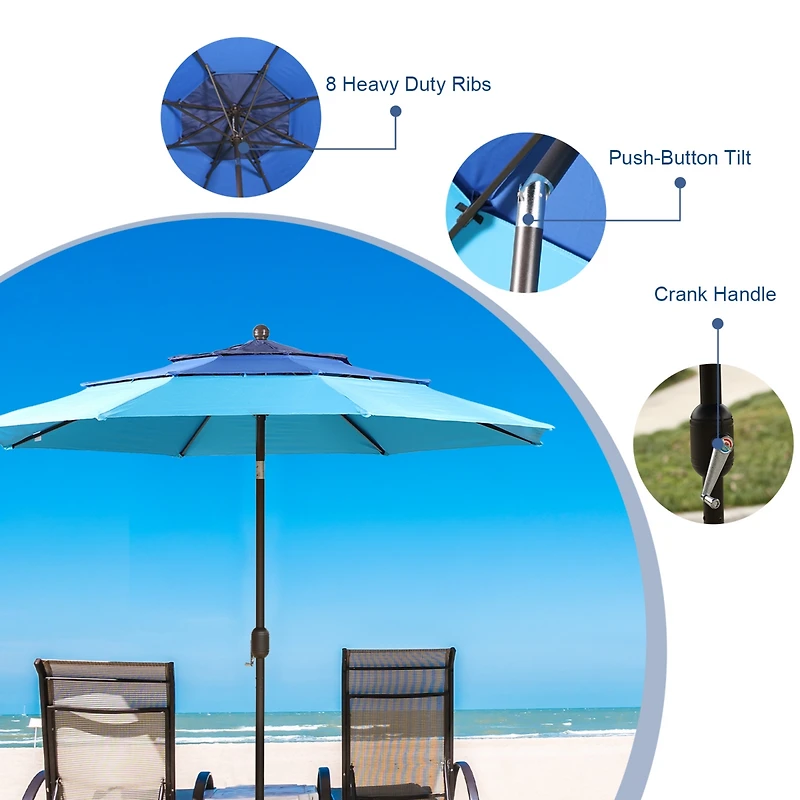Aoodor Garden Market Umbrella
