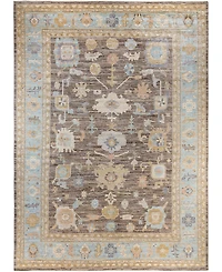 Adorn Hand Woven Rugs Colorful Oushak M1945 9'10''x13'9'' Area Rug