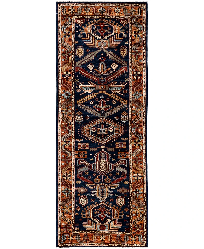 Adorn Hand Woven Rugs Serapi M1945 2'9''x7'10'' Runner Area Rug
