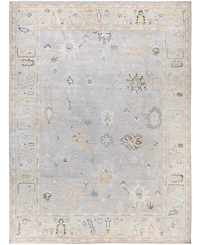 Adorn Hand Woven Rugs Colorful Oushak M1945 9'2''x11'10'' Area Rug