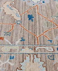 Adorn Hand Woven Rugs Colorful Oushak M1945 8'2''x9'9'' Area Rug