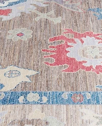Adorn Hand Woven Rugs Colorful Oushak M1945 9'x11'11'' Area Rug