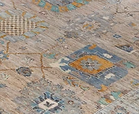 Adorn Hand Woven Rugs Colorful Oushak M1945 7'11''x9'10'' Area Rug