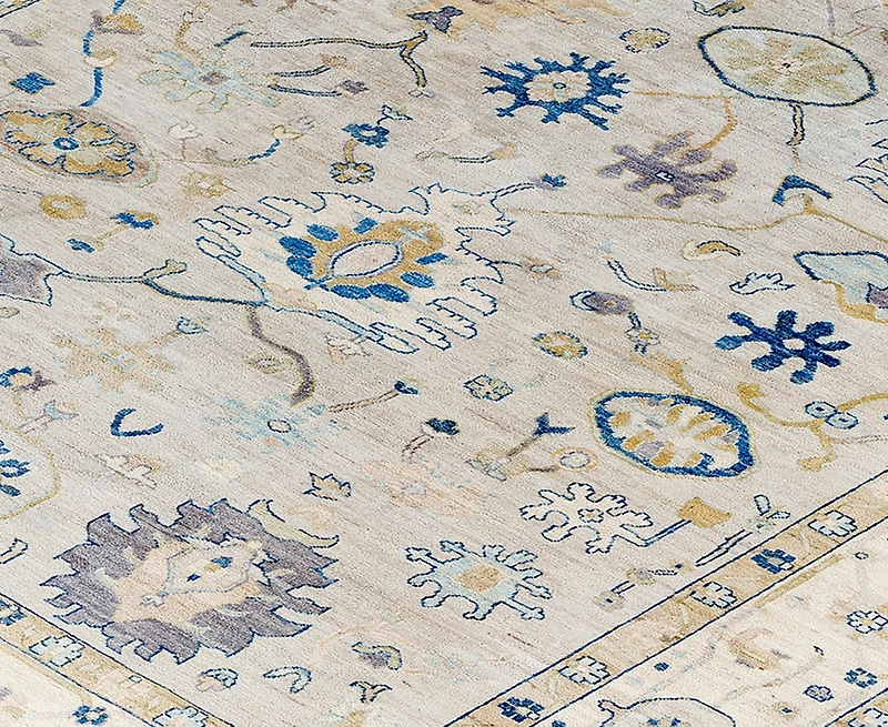 Adorn Hand Woven Rugs Colorful Oushak M1945 8'3''x9'8'' Area Rug