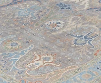 Adorn Hand Woven Rugs Colorful Oushak M1945 7'11''x9'11'' Area Rug