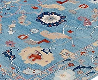 Adorn Hand Woven Rugs Colorful Oushak M1945 9'2''x12'8'' Area Rug