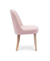 Mid-Century Modern Upholstered Boucle Dining Chair (Set of 6)