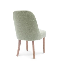 Mid-Century Modern Upholstered Boucle Dining Chair (Set of 6)