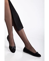 Brooklyn Leather Ballerina Flats