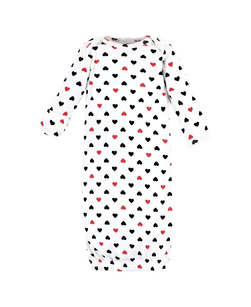 Hudson Baby Girls Extra Soft Cotton Gowns