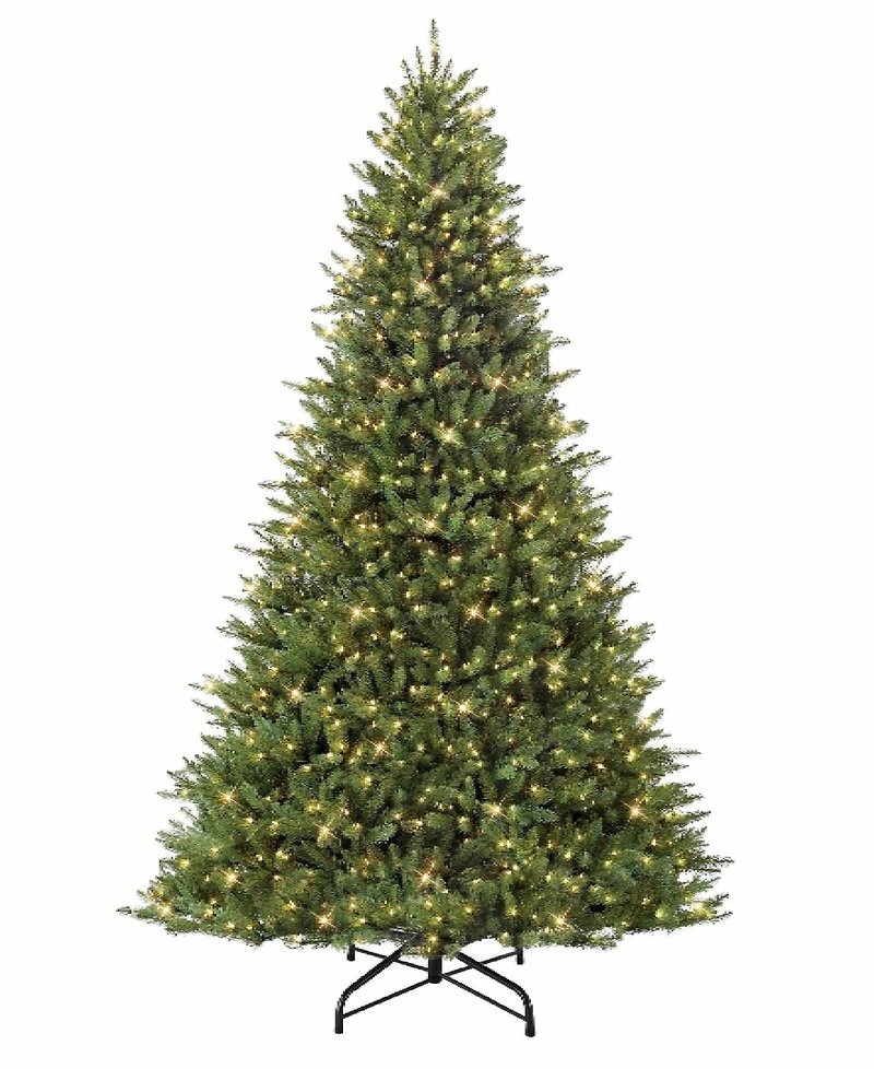 Puleo 6.5FT Pre-lit Franklin Fir Artificial Christmas Tree