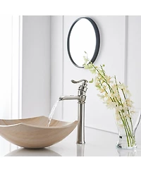 Waterfall Single Hole Single-Handle Vessel Bathroom Faucet