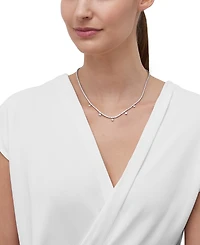 Grown With Love Lab Grown Diamond Dangle 20" Statement Necklace (6 ct. t.w.) in 14k White Gold