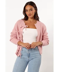 Petal and Pup Women's Wilde Bow Front Cardigan